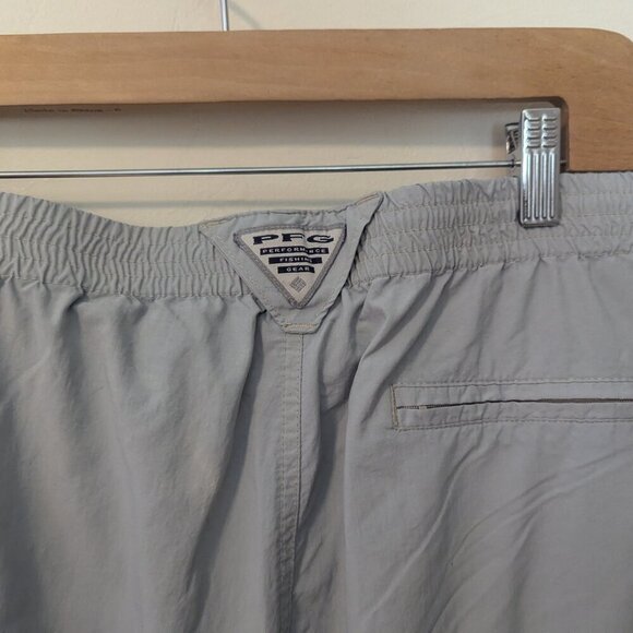 Columbia PFG Convertible Khaki Pants Shorts Hike Fishing Size XL - Picture 7 of 8
